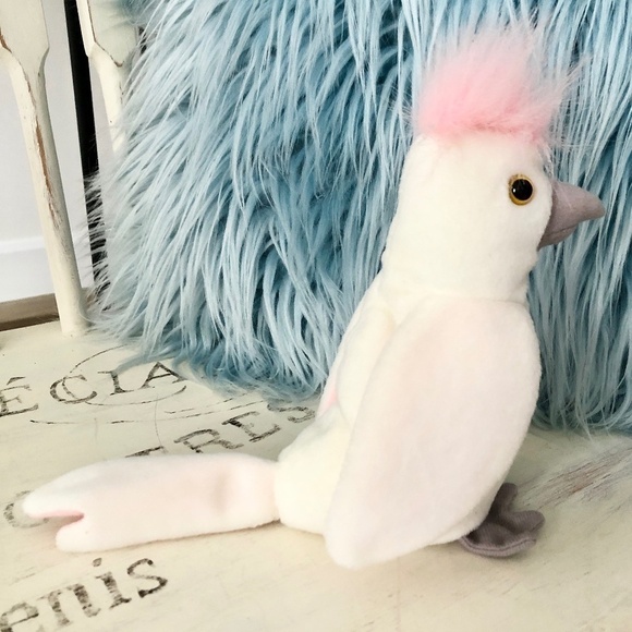 TY Beanie Baby, KuKu, The, Cockatoo, Bird, Vintage, 1998, Very Nice Condition - Picture 3 of 10